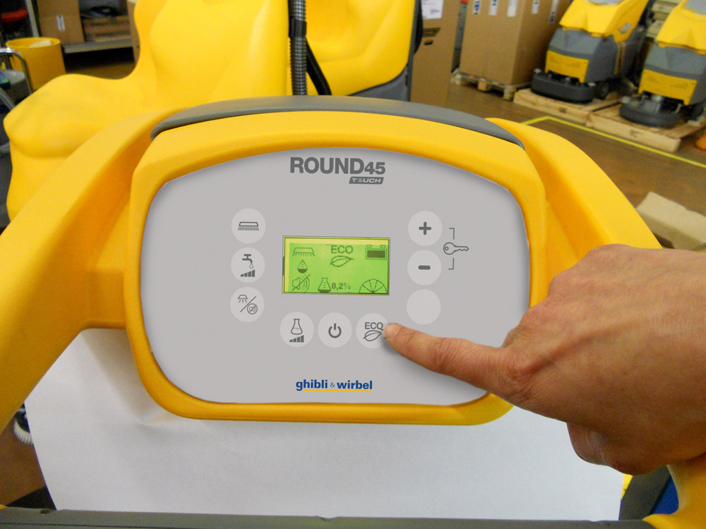 Аккумуляторная поломойка GHIBLI ROUND 45 SM 55 TOUCH — изображение 10