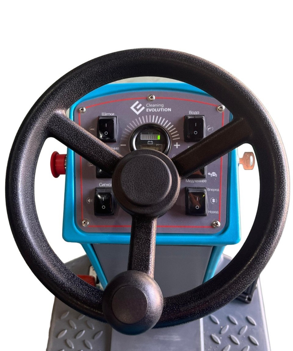 Поломоечная машина с сиденьем Cleaning Evolution RIDER 70/100 (GEL, 24В, 100Ач) — изображение 6